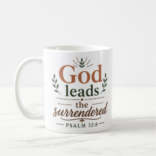 Mug Dieu guide la citation de verset biblique abandonn