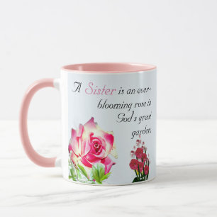 Mug Dieu merci pour les soeurs personnalisées