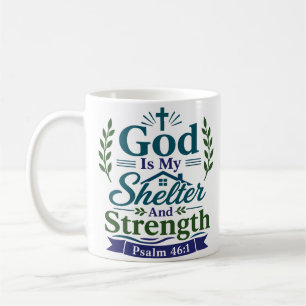 Mug Dieu Mon Abri Et Ma Force Verset Paisible