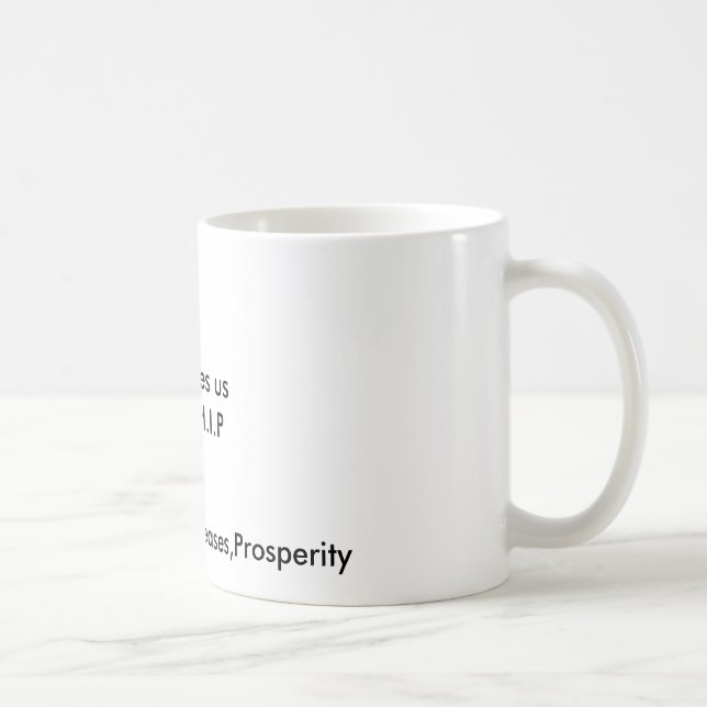 Mug Dieu nous donne le W.H.I.P, richesse, santé, (Droite)