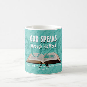 Mug DIEU PARLE Bible Année 2020 Écriture personnalisée