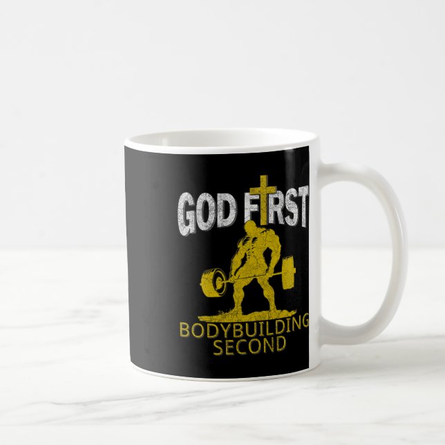 Mug Dieu premier Bodybuilding Deuxième Christian Gym W (Droite)