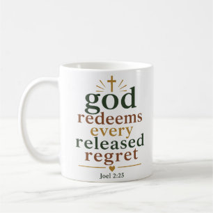 Mug Dieu rachète tout regret libéré Vérité biblique