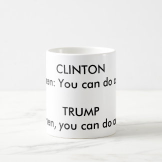 MUG "DIFFÉRENCE GRAMMATICALE ENTRE CLINTON ET L'ATOUT