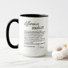 Différences Maker Mug, Différence personnalisée Fa
