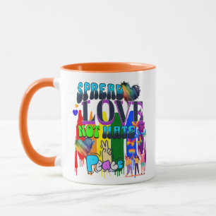 Mug Diffuser l'amour pas haïr   Fierté LGBTQI+