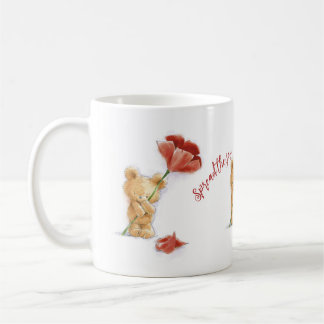 Mug Diffusez la joie mignonne teddy inspiration coutum