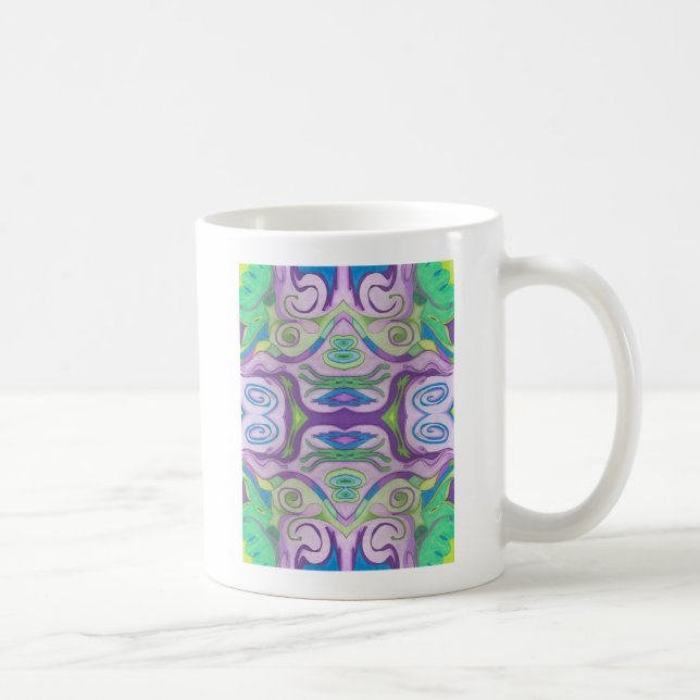 Mug d'Imaginaire vert pourpre (Droite)