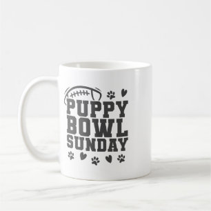 Mug Dimanche du chiot Bowl Super Footll Party Dogs Chi