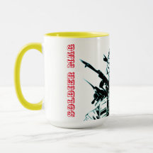Mug d'impression d'image du soldat