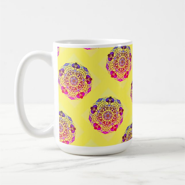 Mug d'impression Mandala coloré (Gauche)