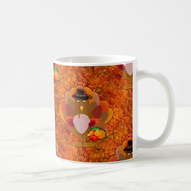 Mug dinde d'action de grâces (Droite)
