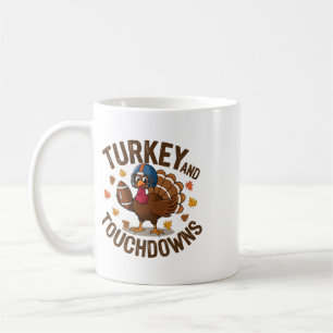 Mug Dinde de Thanksgiving et touchés Joueur de footll