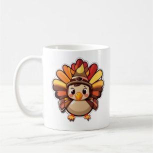 Mug Dinde de Thanksgiving Kawaii