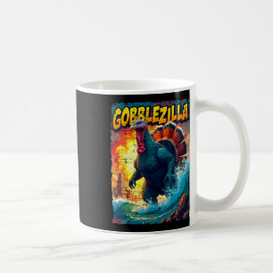 Mug Dinde Gobblezilla drôle de jour de Thanksgiving vi