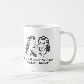 Mug Dîner de poulet de gagnant de gagnant drôle