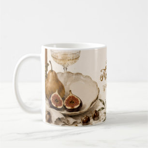 Mug Dîner raffiné de Friendsgiving dans un style minim