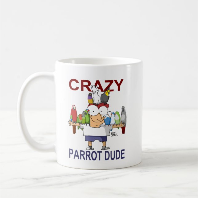 Mug Dingue perroquet (Gauche)