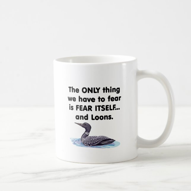 Mug Dingues de la crainte elle-même (Droite)
