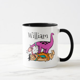 Mug Dino Licking Fred Flintstone