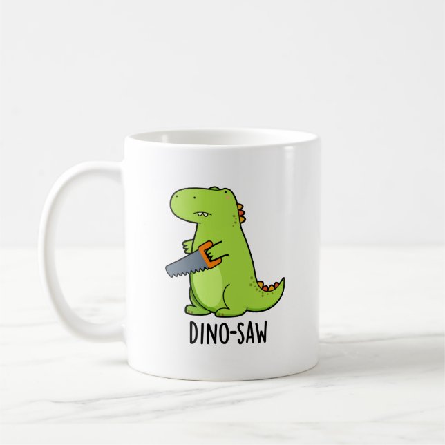 Mug Dino-scie Funny Dinosaur Tool Pun (Gauche)