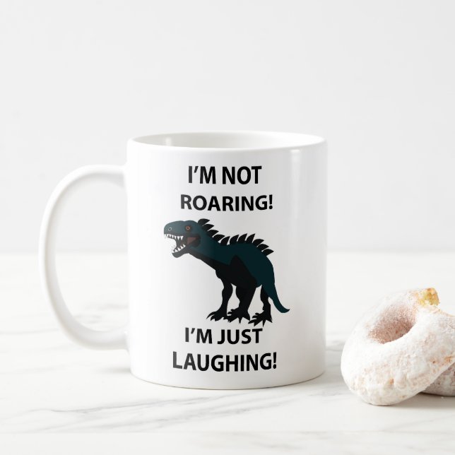Mug Dinosaur drôle (Avec donut)