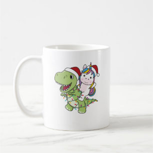 Mug Dinosaur Noël Unicorne Hiver T-Rex Dino