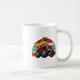 Mug Dinosaur Riding Monster Truck Lazy Halloween Costu