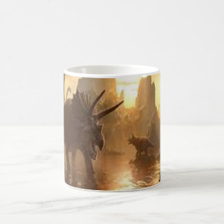 Mug dinosaure antique