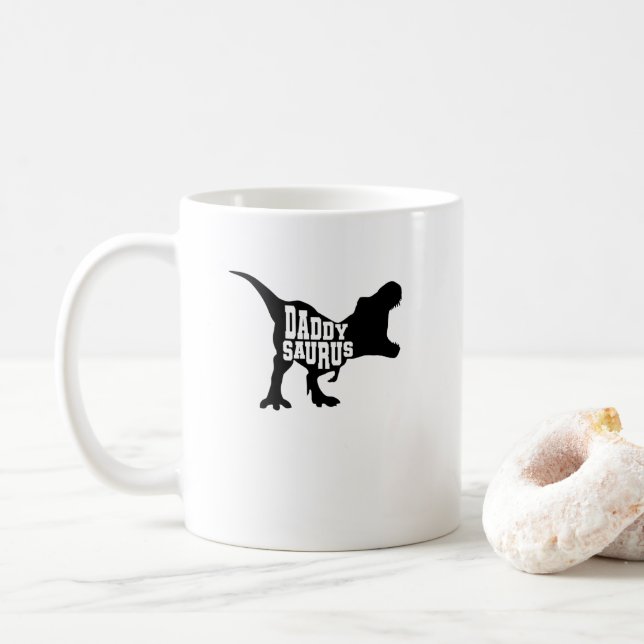 Mug Dinosaure Daddysaurus T-Rex (Avec donut)