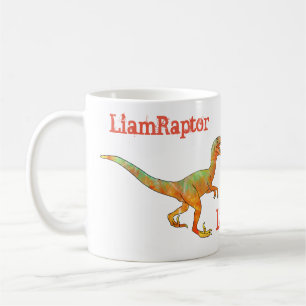 Mug Dinosaure effrayant de Velociraptor de Liam Raptor