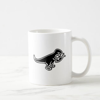 Mug Dinosaure mangeant des poissons de Jésus