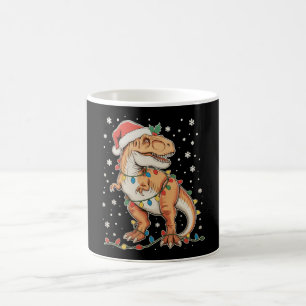 Mug Dinosaure T Rex Noël Dinosaure Lumières de Noël Va