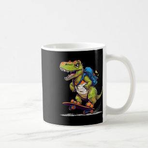 Mug Dinosaure T Rex Skateboard Cool Dinosaure Skateur 