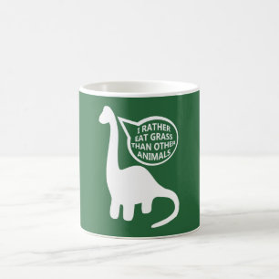 Mug Dinosaure végétalien