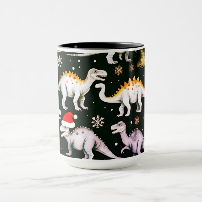 Mug Dinosaures de Noël (Centre)