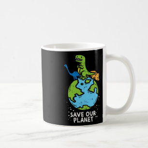 Mug Dinosaures Sauvez Notre Planète Jour des terres mi