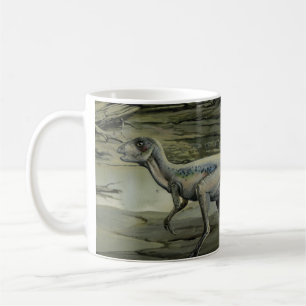 Mug Dinosaures vintage, un Hypsilophodon du Crétacé