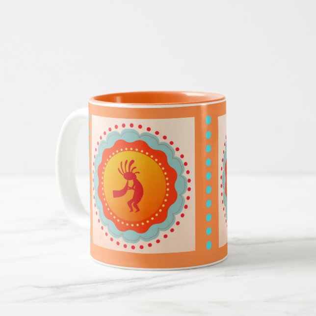 Mug d'inspiration sud-ouest de Kokopelli (Devant gauche)