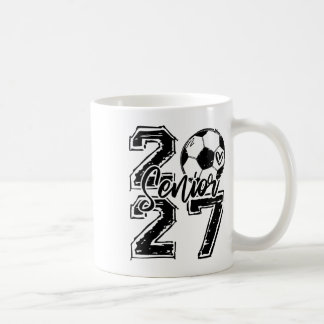 Mug Diplômé 2027 Football Senior 2027 Rentre à l'école