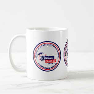 Mug Diplômé Bleu Rouge Blanc Classic