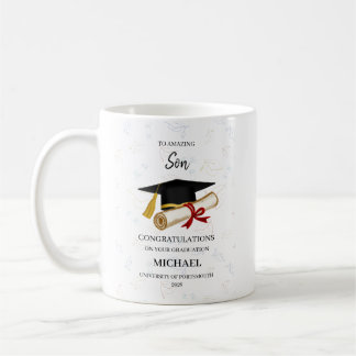Mug Diplômé de Fils Incroyable Personnalisé