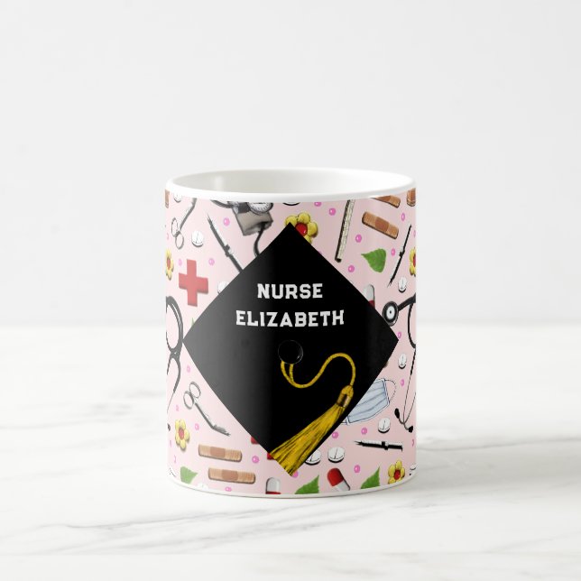 Mug Diplôme de l'école de soins infirmiers (Centre)