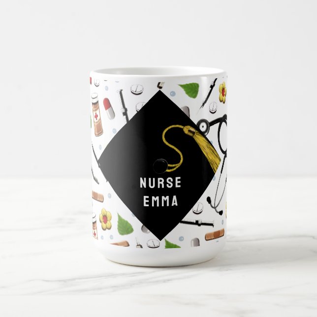 Mug Diplôme de l'école de soins infirmiers (Centre)