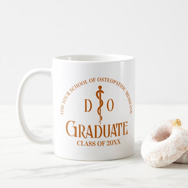 Mug Diplômé de l'école Médicale Orange (Avec donut)