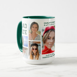 Mug Diplômé en multi-photo de script moderne