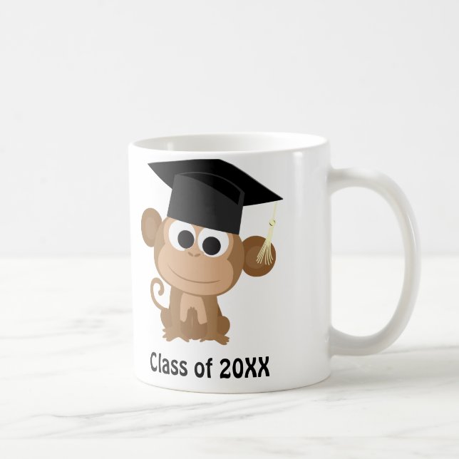 Mug Diplômé singe 20XX (Droite)