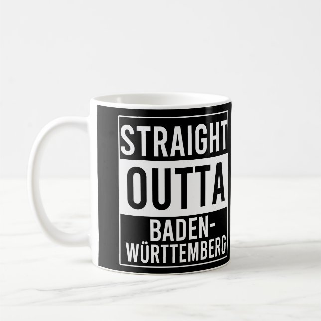 Mug Directement en direction du Bade-Wurtemberg (Gauche)