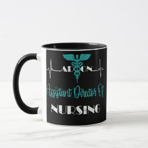 Mug Directeur adjoint des soins infirmiers Heartbeat A