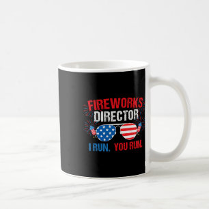 Mug Directeur de Feux d'Artifice Je cours. Vous courez